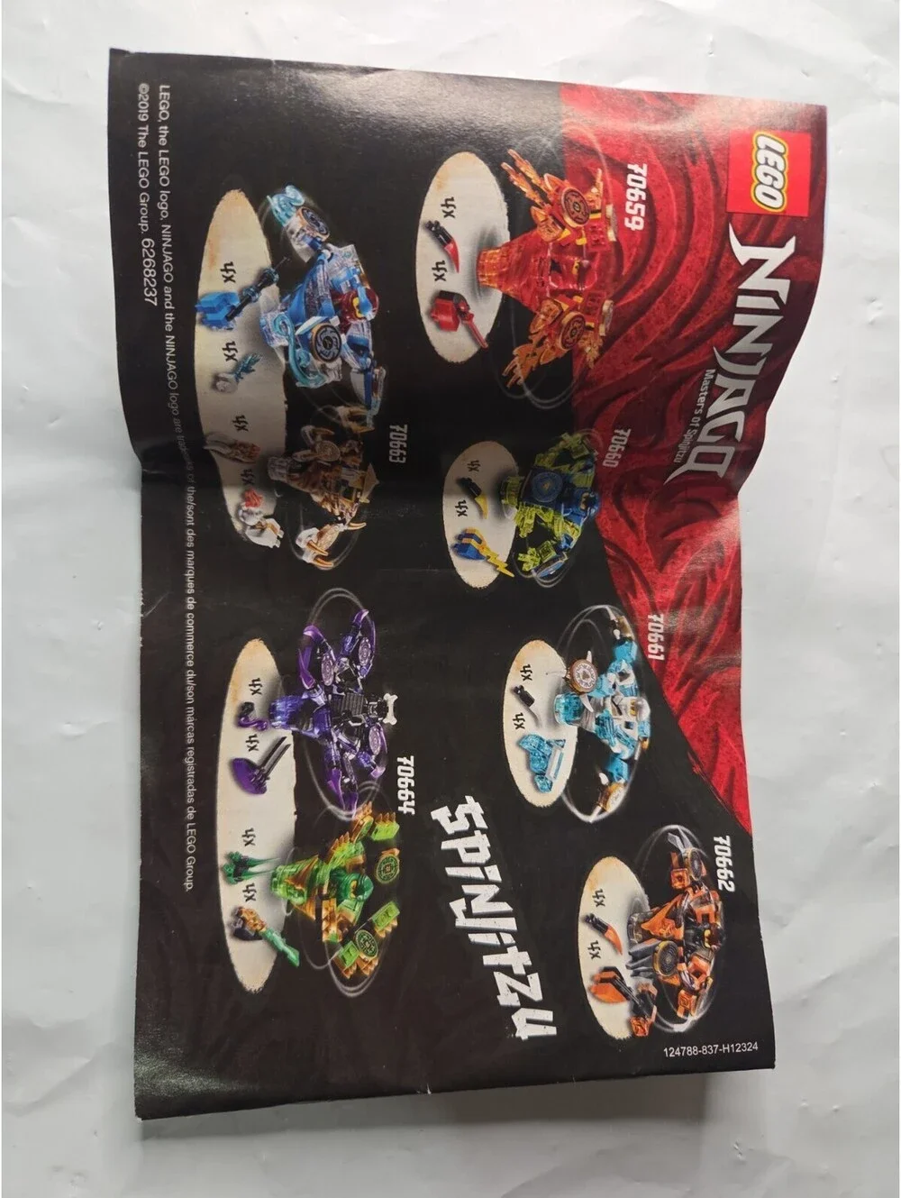 Lego Ninjago Legacy (1) 70667 Instruction Manual Only